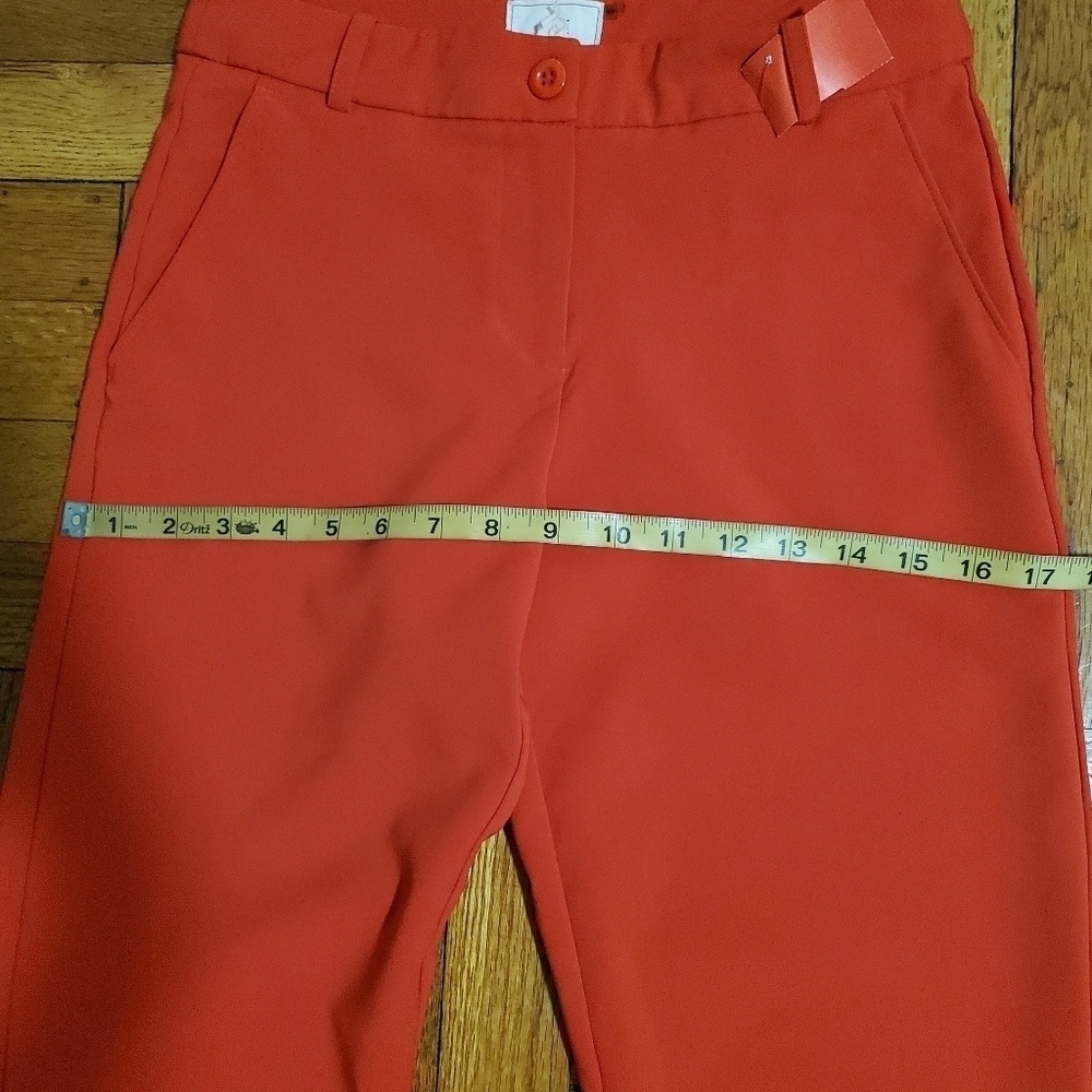 Have Womens Trosure Pants size Small Red Slim Fit Stretch - Picture 9 of 12